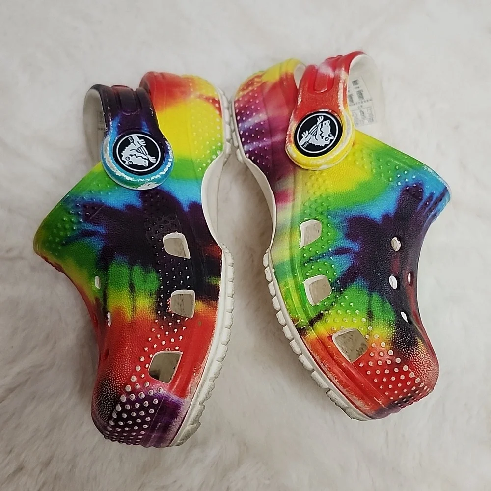 Crocs Colorful Tie Dye Toddler 4